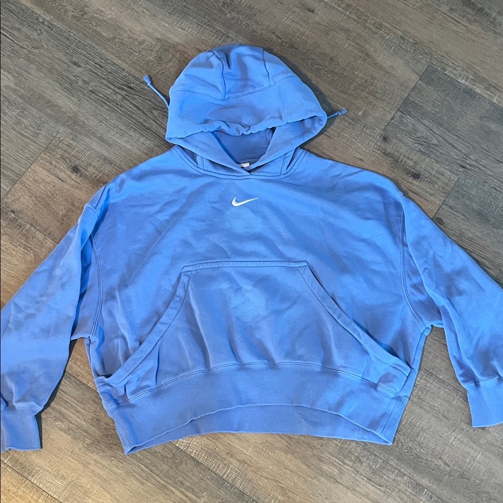 Nike Women's Blue Hoodie